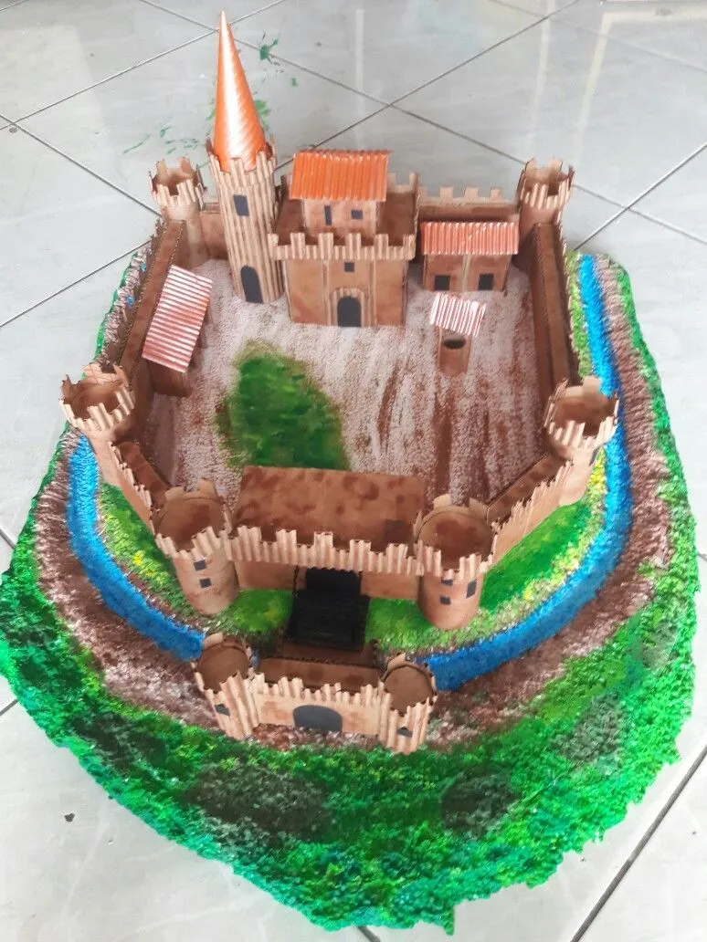 Maqueta castillo medieval | Manualidades, Manualidades fáciles, Dibujo de  elefante