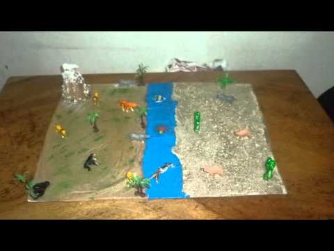 MAQUETA ECOSISTEMA TERRESTRE - YouTube