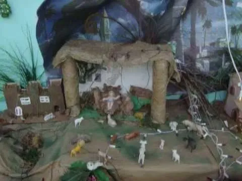 Maqueta del nacimiento de Jesucristo - YouTube