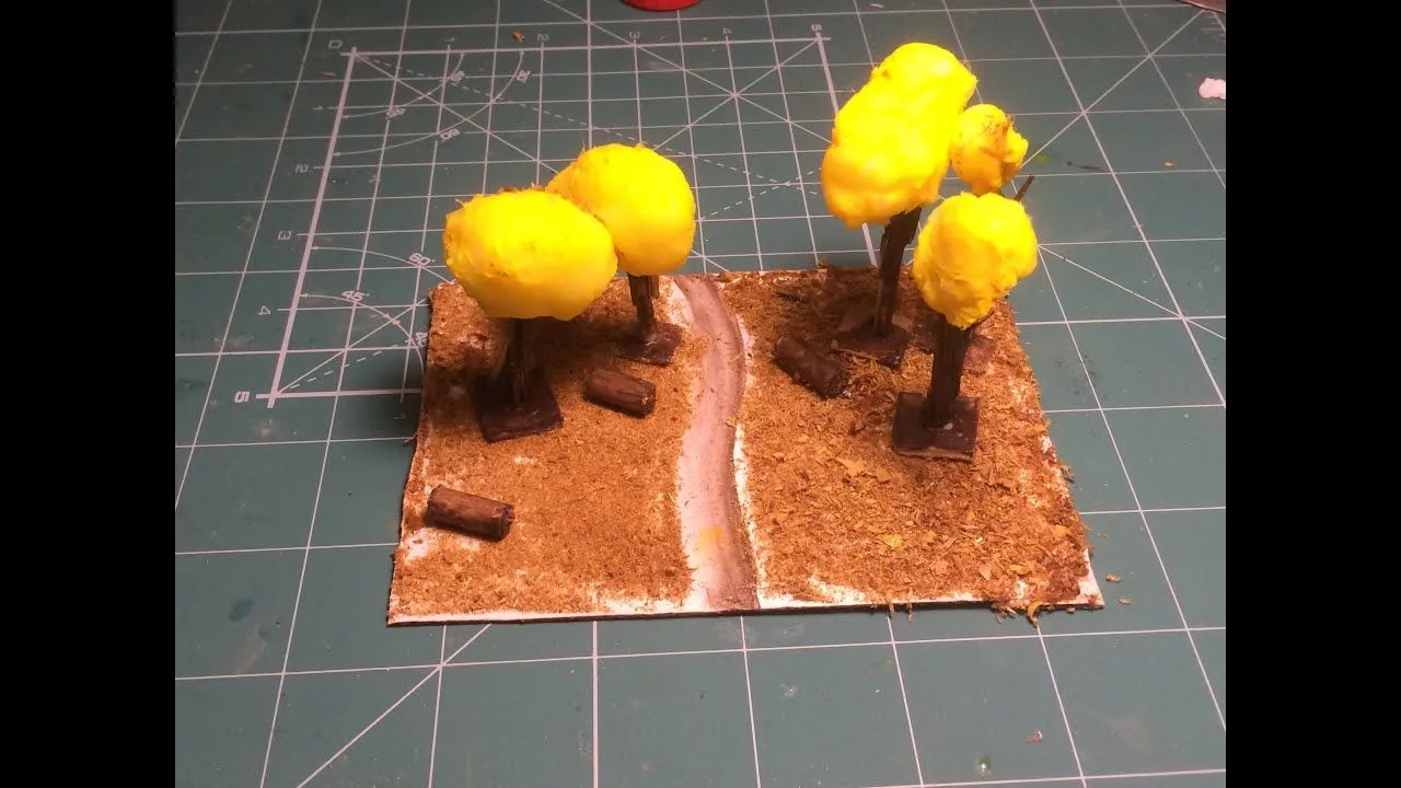 cómo hacer una maqueta del Otoño? - YouTube cómo hacer una maqueta del Otoño? - YouTube