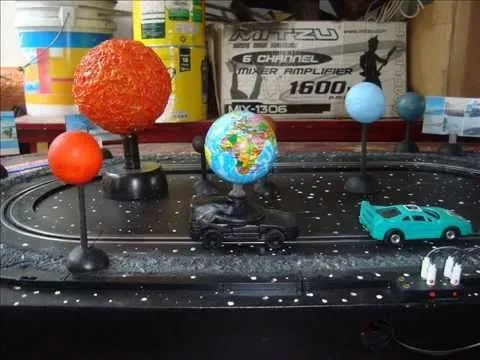maqueta de la rotaion de la tierra al rededor del sol realizada ... maqueta de la rotaion de la tierra al rededor del sol realizada ...
