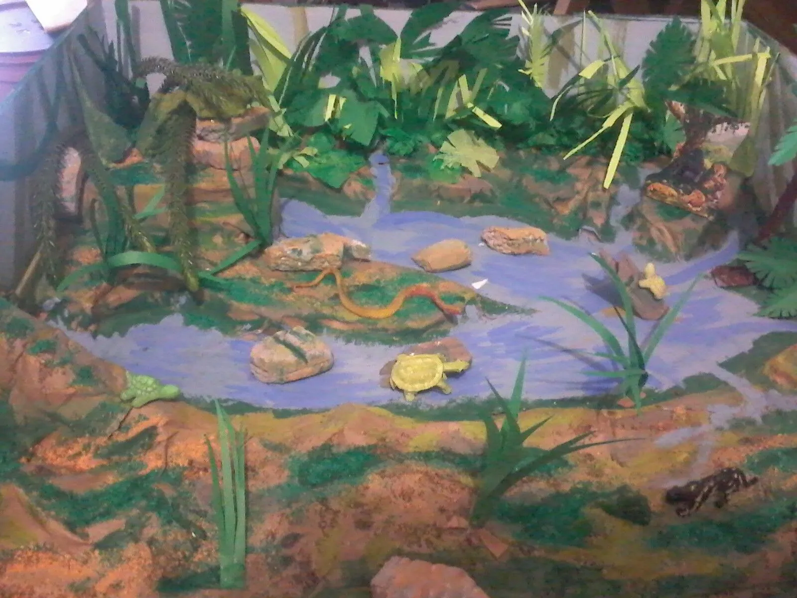 Maqueta selva humeda | Painting, Art
