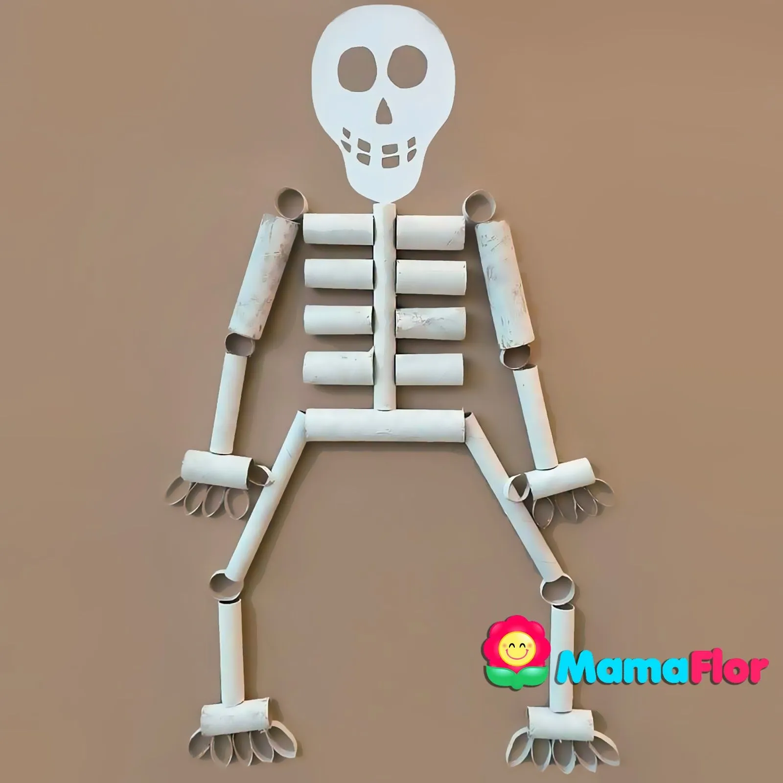 Cómo hacer MAQUETA del SISTEMA ÓSEO - MamaFlor.com Cómo hacer MAQUETA del SISTEMA ÓSEO - MamaFlor.com