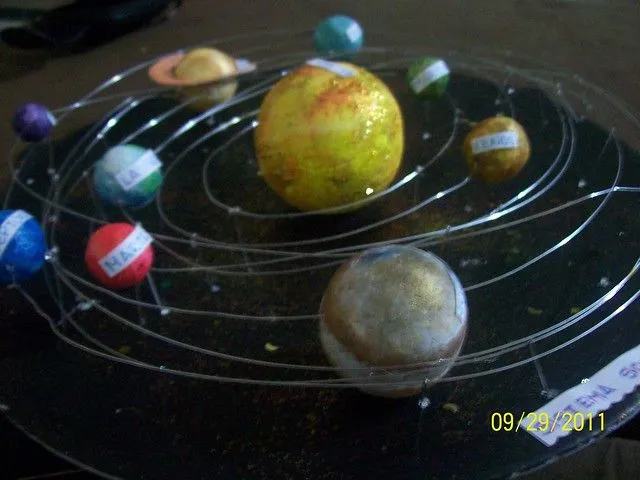Maqueta sistema solar - Imagui