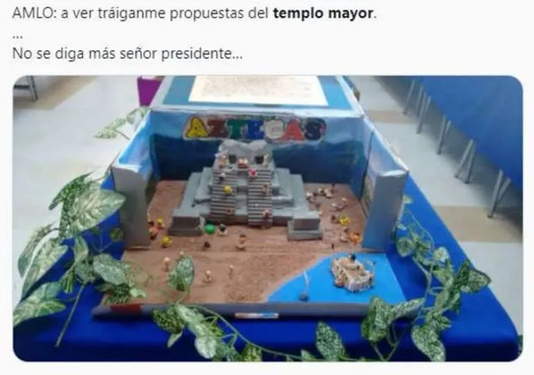 Maqueta del Templo Mayor en el Zócalo desata MEMES, no dejarás de reír | El Heraldo de México Maqueta del Templo Mayor en el Zócalo desata MEMES, no dejarás de reír | El Heraldo de México
