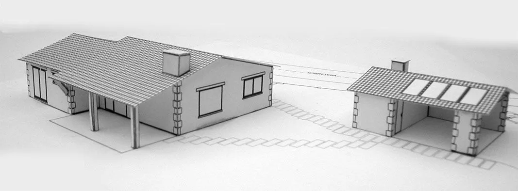 Maqueta vivienda Rústica | AD+ arquitectura