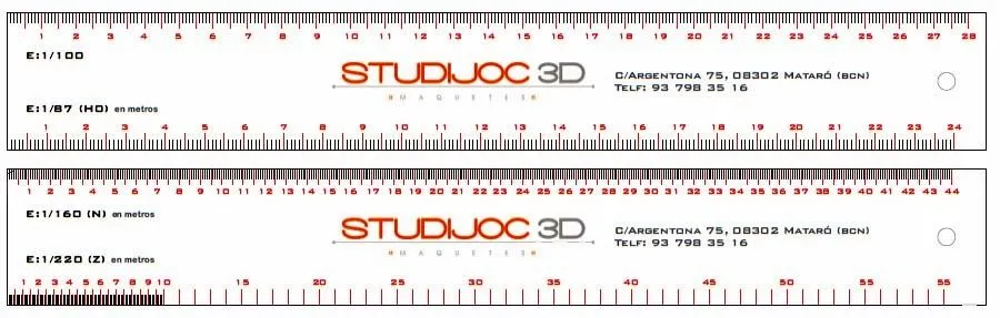 MAQUETAS & MODELOS: ESCALAS Y ESCALIMETROS