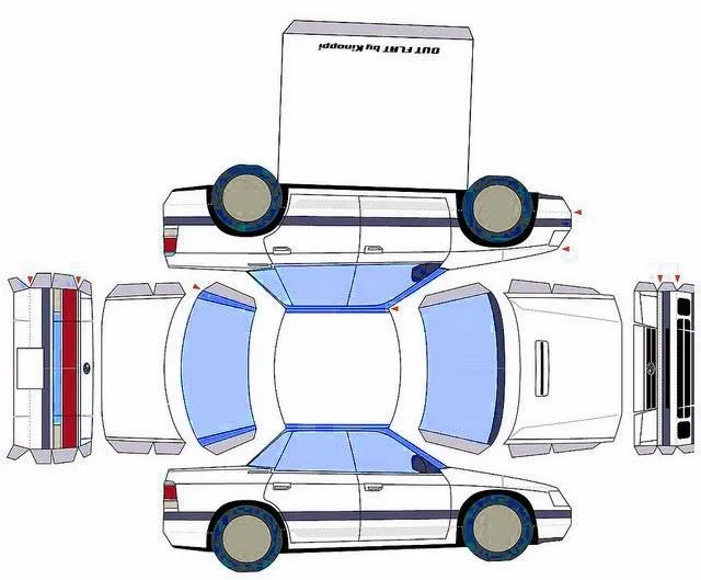 Como Hacer Maquetas: CARRITOS DE PAPEL