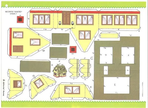 Casas armables para maquetas - Imagui