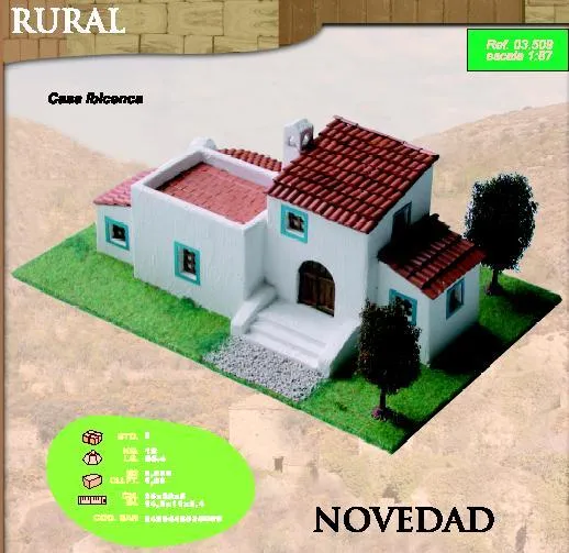 Maquetas de casas, Maquetas de puentes, iglesias, castillos ...