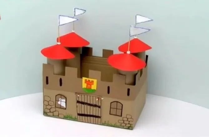 Como Hacer Maquetas: COMO HACER MAQUETA CASTILLO MEDIEVAL DE CARTON