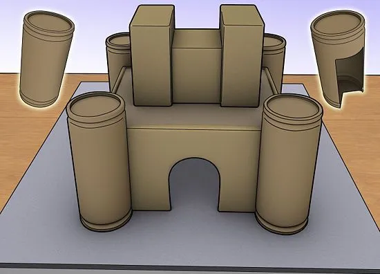 Como Hacer Maquetas: construir una maqueta de castillo Como Hacer Maquetas: construir una maqueta de castillo