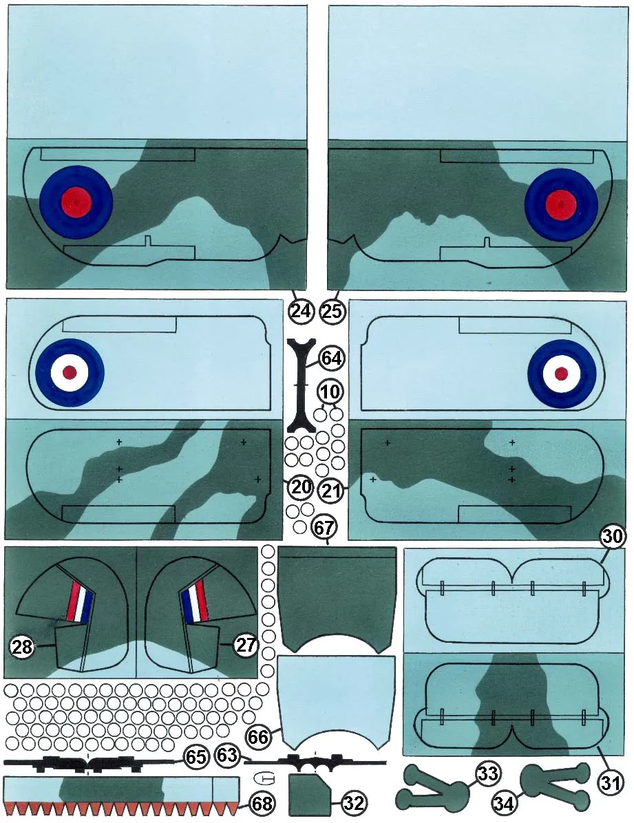 maquetas y dioramas de papel gratis : Papercraft del avión ...