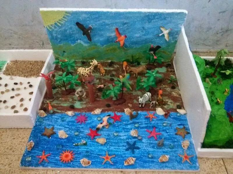 Maqueta de un ecosistema - Imagui