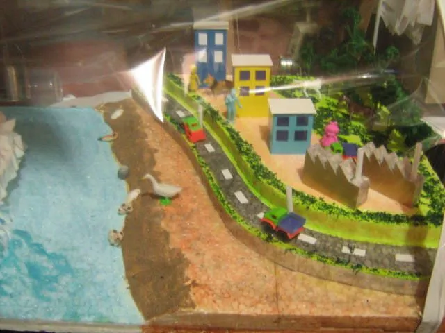 MAQUETAS ESCOLARES: MAQUETA de la contaminacion ambiental MAQUETAS ESCOLARES: MAQUETA de la contaminacion ambiental