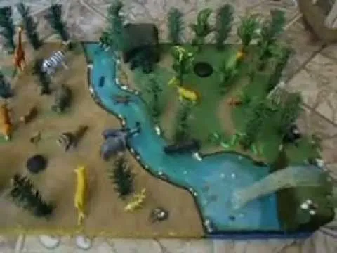 Maquetas escolares de la selva - Imagui