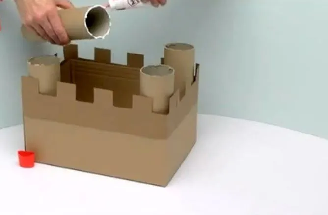 Como Hacer Maquetas: COMO HACER MAQUETA CASTILLO MEDIEVAL DE CARTON