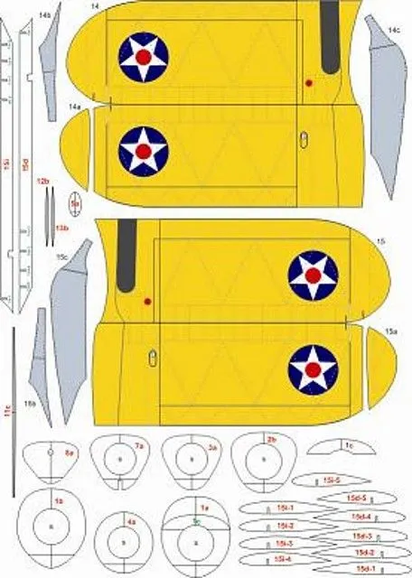 Maquetas y modelismo en papel - Erco Ercoupe (escala 1/32 ...