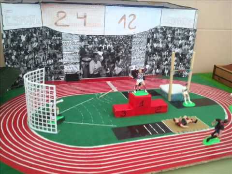 Maquetas Pista de Atletismo - YouTube