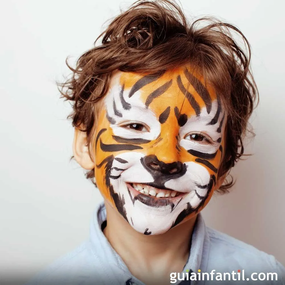 Maquillaje de animales para el carnaval de los niños