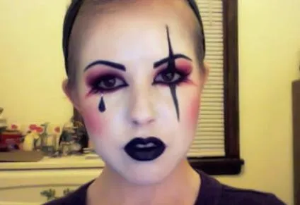 Maquillaje arlequin mujer - Imagui