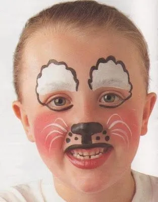 Maquillaje Artistico: Ratón y conejo