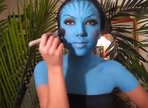 Maquillaje de Avatar para Halloween | Disfraces | Fiestas y ... Maquillaje de Avatar para Halloween | Disfraces | Fiestas y ...
