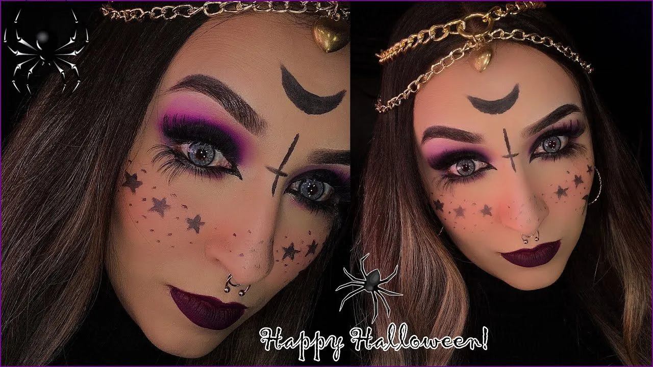 MAQUILLAJE DE BRUJA PARA HALLOWEEN 