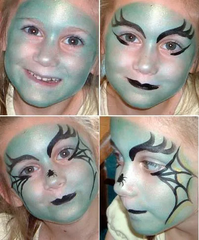 Maquillaje de bruja para niñas. Halloween 2010 - Disfraces caseros ... Maquillaje de bruja para niñas. Halloween 2010 - Disfraces caseros ...