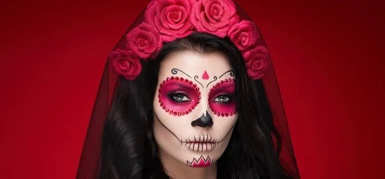 Maquillaje de calavera para Halloween - Bekia Belleza