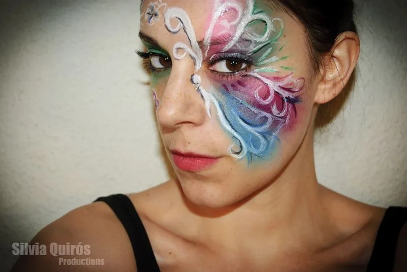 Maquillaje Carnaval 1: Mariposa, Carniva/Fantasy Make-up 1 ... Maquillaje Carnaval 1: Mariposa, Carniva/Fantasy Make-up 1 ...