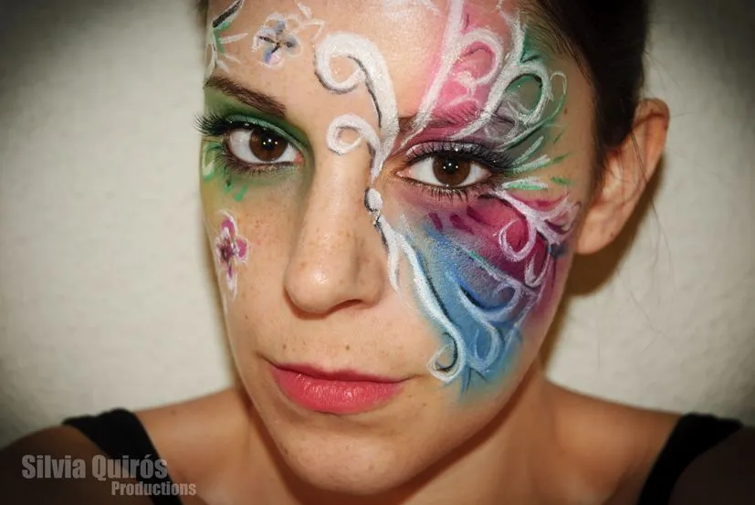 Maquillaje Carnaval 1: Mariposa, Carniva/Fantasy Make-up 1 ... Maquillaje Carnaval 1: Mariposa, Carniva/Fantasy Make-up 1 ...