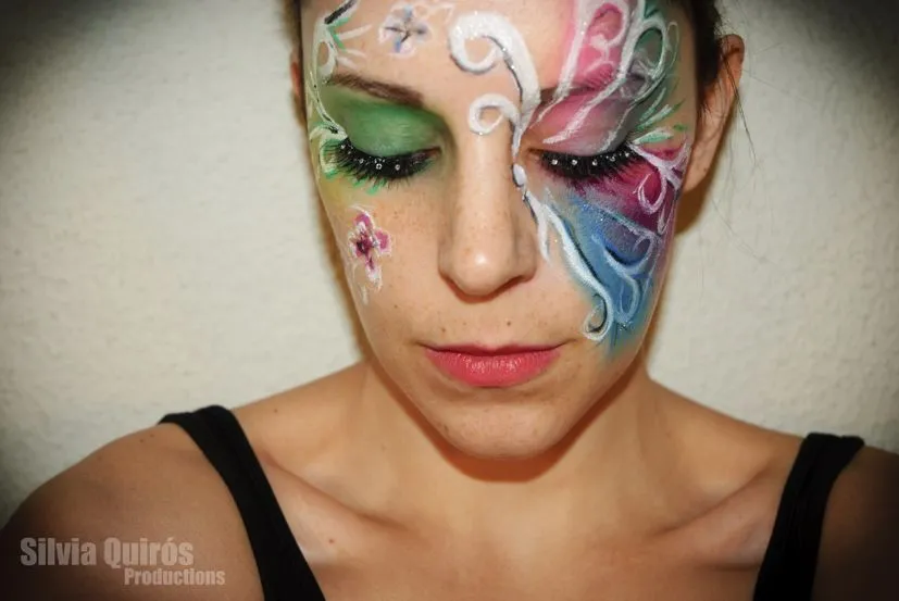 Maquillaje Carnaval 1: Mariposa, Carniva/Fantasy Make-up 1 ... Maquillaje Carnaval 1: Mariposa, Carniva/Fantasy Make-up 1 ...