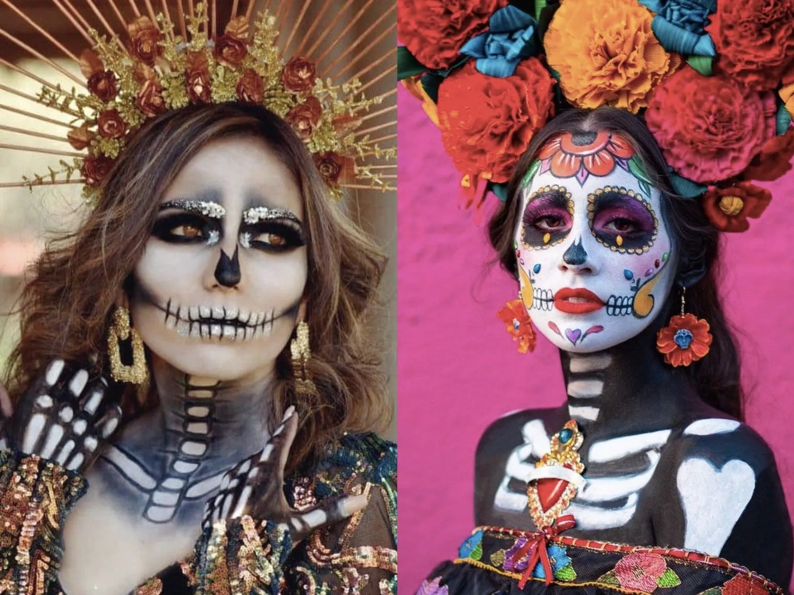 Maquillaje de Catrina: cómo hacerlo paso a paso para el Día de Muertos |  Glamour