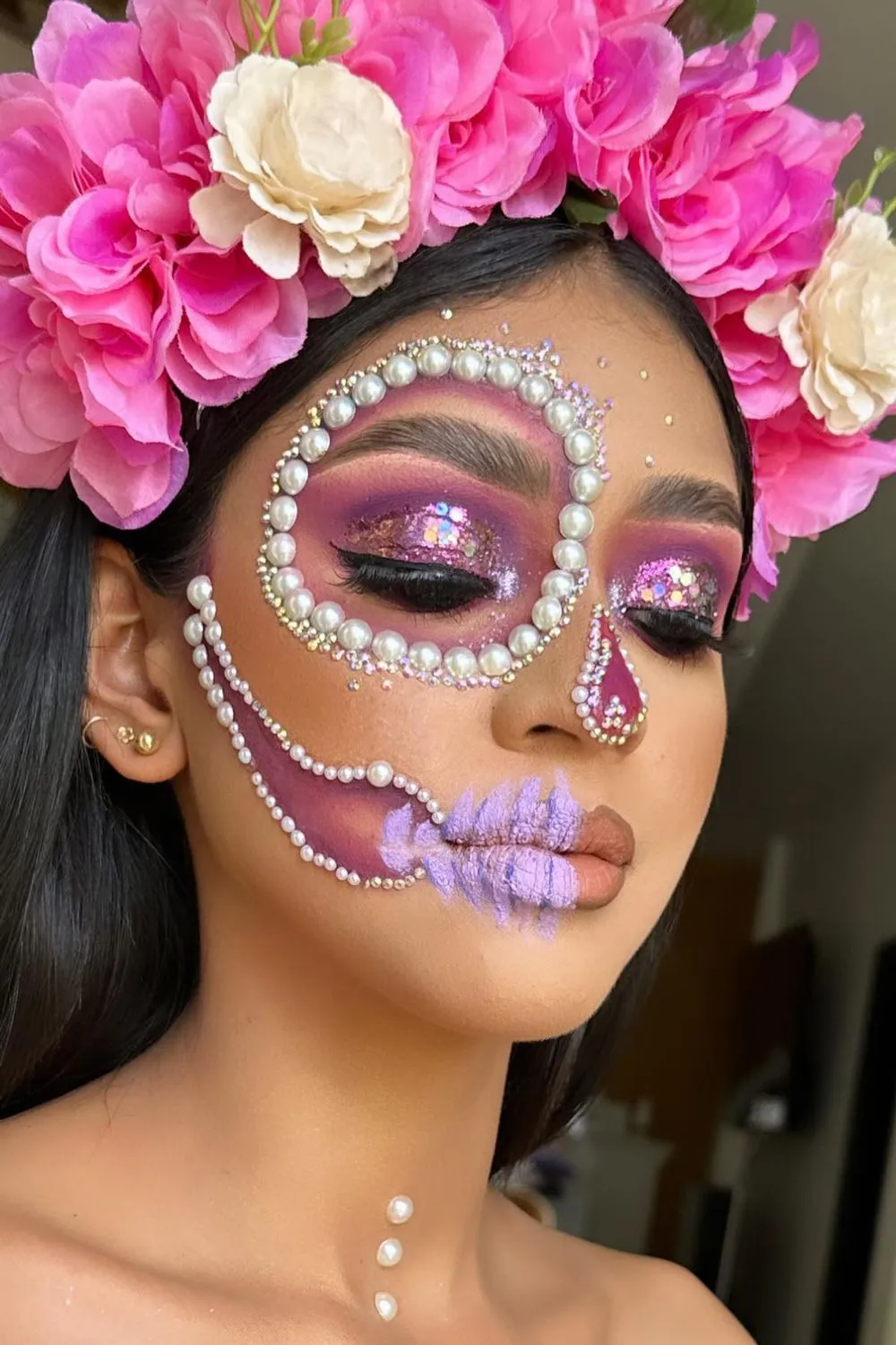 Maquillaje de Catrina Sencillo y Fácil: 25 Ideas en Imágenes Maquillaje de Catrina Sencillo y Fácil: 25 Ideas en Imágenes