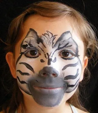 cómo hacer un maquillaje de cebra | Todo Halloween