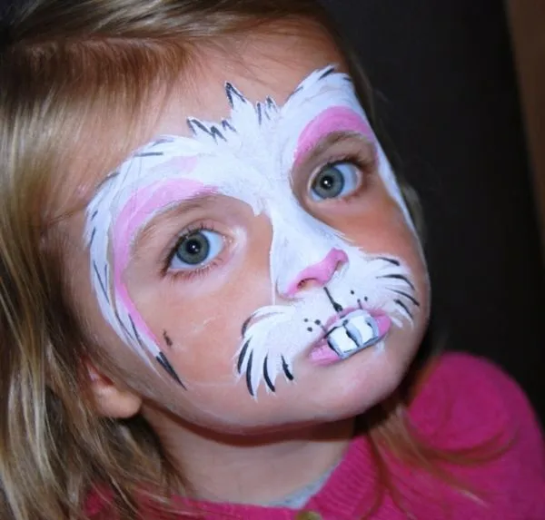 Maquillaje de conejo para halloween niños | Trato o truco Maquillaje de conejo para halloween niños | Trato o truco