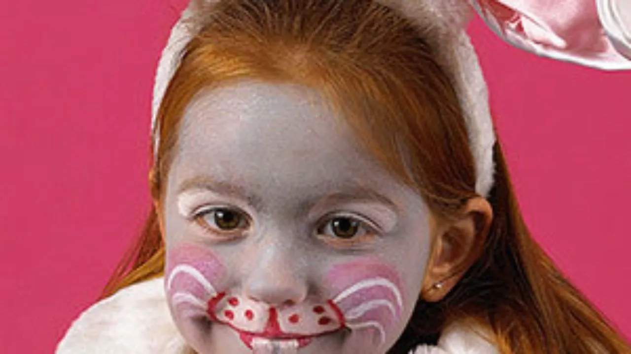 Cómo hacer maquillaje de conejo | Manualidades para niños Cómo hacer maquillaje de conejo | Manualidades para niños