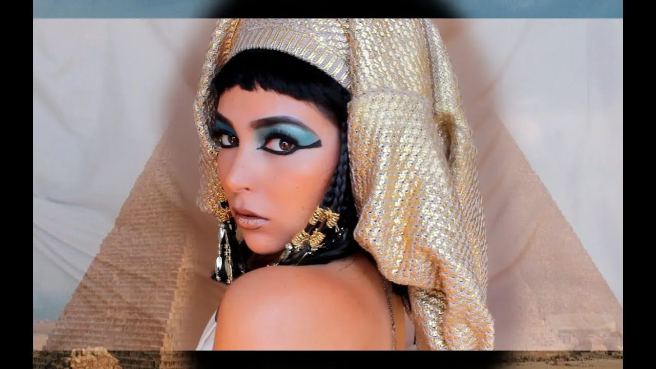 Maquillaje y disfraz de CLEOPATRA! Super facil! - YouTube