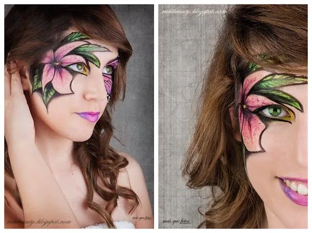Maquillaje Fantasía | Mariposa y Flor (Butterly & Flower Makeup ... Maquillaje Fantasía | Mariposa y Flor (Butterly & Flower Makeup ...