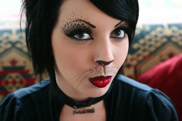 Imagenes de caras pintadas de gatitas - Imagui