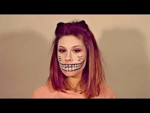 Maquillaje del gato (Cheshire) de Alicia en el país de las ... Maquillaje del gato (Cheshire) de Alicia en el país de las ...