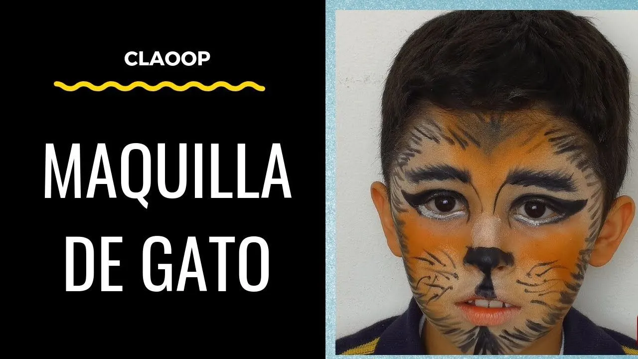 COMO HACER UN MAQUILLAJE DE GATO PARA NIÑOS, PASO A PASO