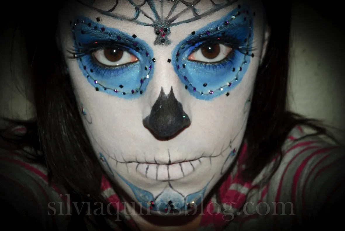 Maquillaje Halloween 15: Calavera Mexicana, Halloween Make-up 15 ... Maquillaje Halloween 15: Calavera Mexicana, Halloween Make-up 15 ...