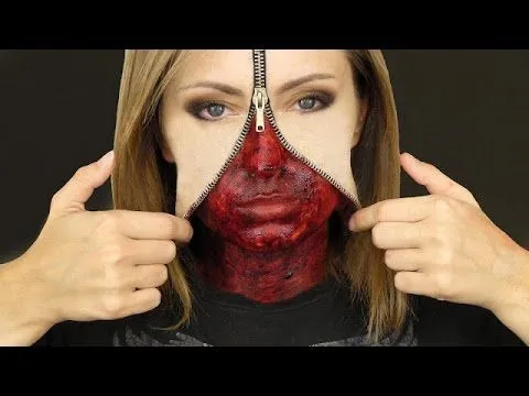 Maquillaje para halloween 2014 / Maquillaje para halloween fácil y ...