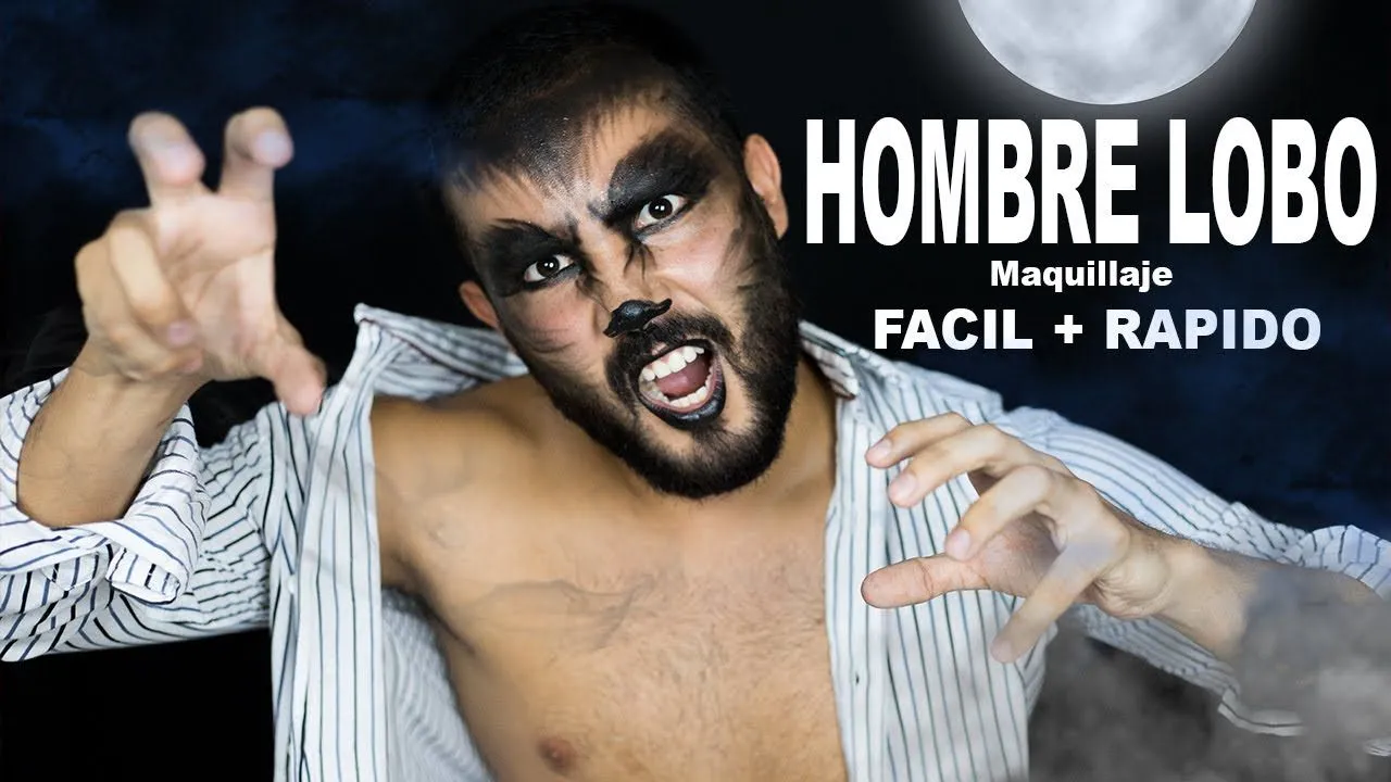 Maquillaje de HALLOWEEN PARA HOMBRES 2019 