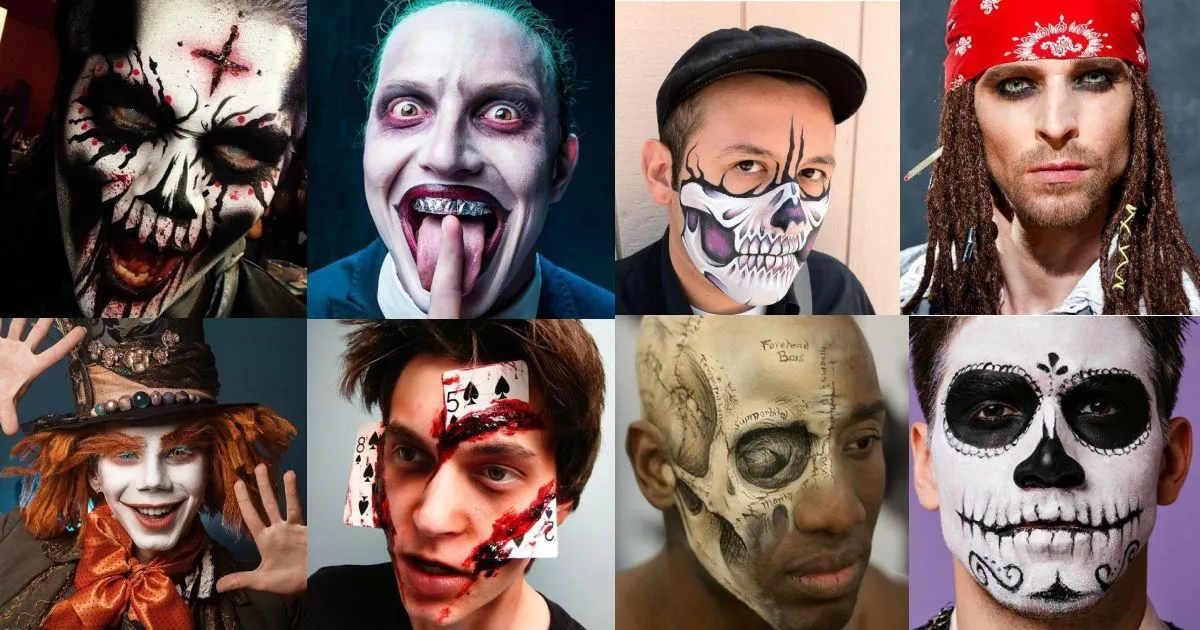 Maquillaje de Halloween para Hombres | Maquillaje halloween hombre, Maquillaje de halloween, Maquillaje halloween Maquillaje de Halloween para Hombres | Maquillaje halloween hombre, Maquillaje de halloween, Maquillaje halloween
