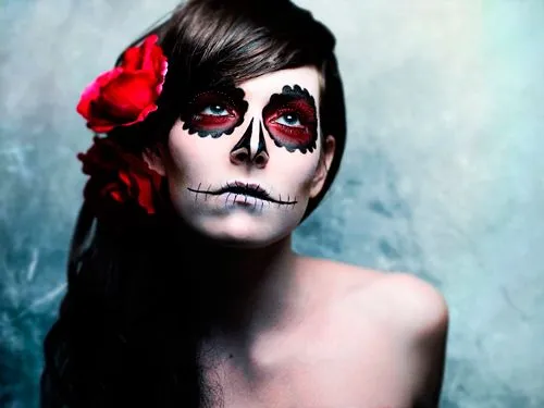 maquillaje-halloween-noche-muertos-catrina | Porque soy mujer