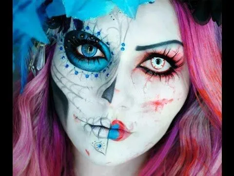 MAQUILLAJE PARA HALLOWEEN - YouTube