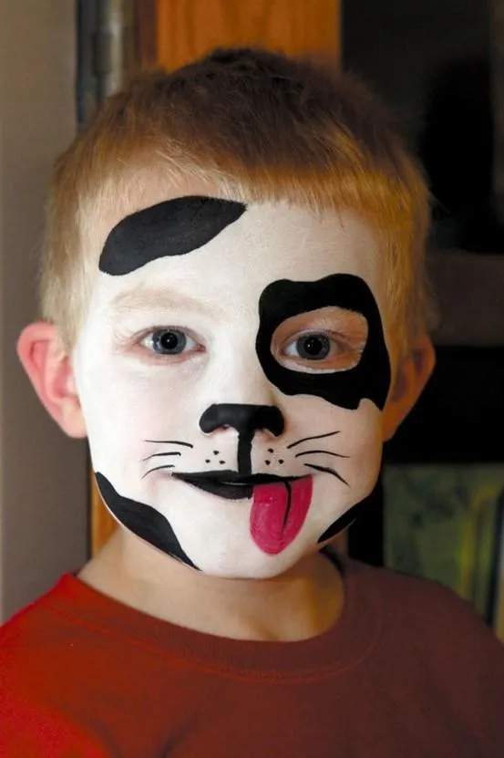 Maquillaje infantil perro - Imagui